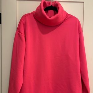 Dudley-Stephens NWT
Clover Cocoon in Jersey Fleece - Neon Pink-size L